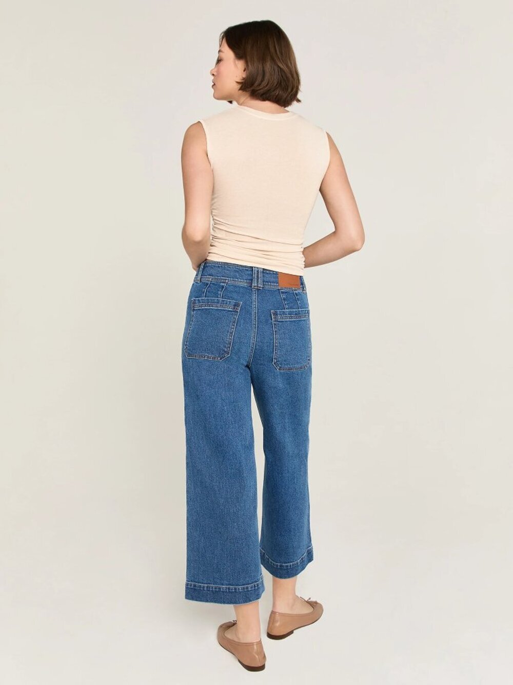 Nordstrom Unpublished Wide leg Crop Jean size 26